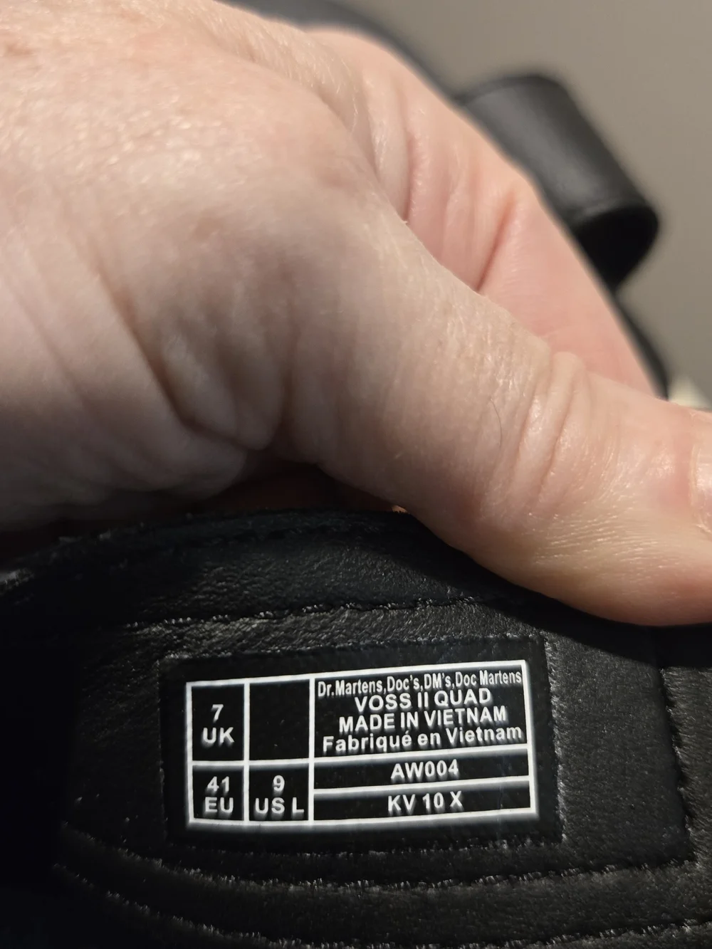 Dr. Martens Black Platform Sandal with Yellow Stitching